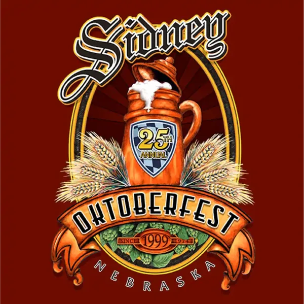 Sidney Oktoberfest 25th design, Nebraska